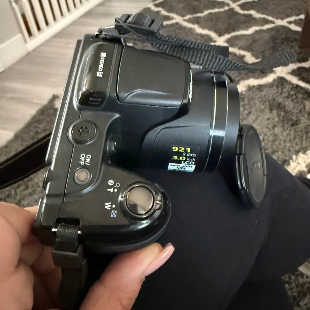 Nikon Black Digital Camera with 26x Optical Zoom